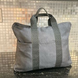 Hermes canvas laptop/document bag